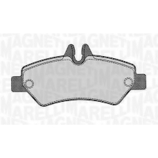 363916060300 MAGNETI MARELLI Комплект тормозных колодок, дисковый тормоз