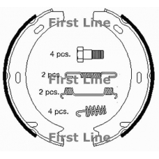 FBS533 FIRST LINE Комплект тормозных колодок, стояночная тормозная с