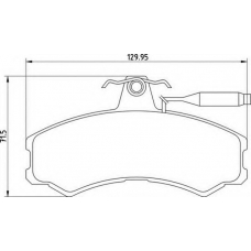 363710200290 MAGNETI MARELLI Комплект тормозных колодок, дисковый тормоз