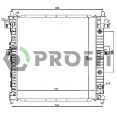 PR 6060A1 PROFIT Радиатор, охлаждение двигателя