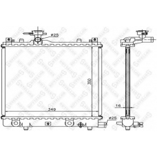 10-26260-SX STELLOX Радиатор, охлаждение двигателя