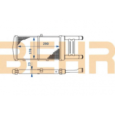 2110216 BEHR Additional radiator