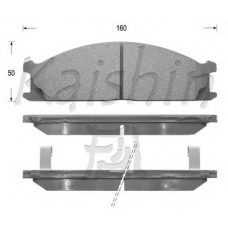 FK1063 KAISHIN Комплект тормозных колодок, дисковый тормоз