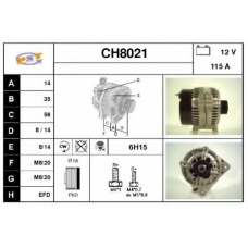 CH8021 SNRA Генератор