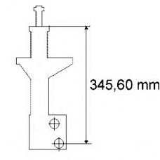 170 160 SACHS Амортизатор