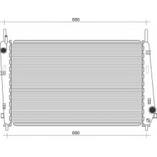 350213911000 MAGNETI MARELLI Радиатор, охлаждение двигателя