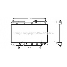 HDA2104 AVA Радиатор, охлаждение двигателя