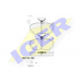 180742-700 ICER Комплект тормозных колодок, дисковый тормоз