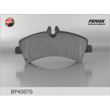 BP43070 FENOX Комплект тормозных колодок, дисковый тормоз