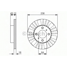 0 986 479 883 BOSCH Тормозной диск