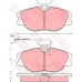 GDB1052 TRW Комплект тормозных колодок, дисковый тормоз