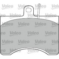 540053 VALEO Комплект тормозных колодок, дисковый тормоз