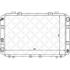 10-26390-SX STELLOX Радиатор, охлаждение двигателя