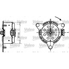 698086 VALEO Электродвигатель, вентилятор радиатора