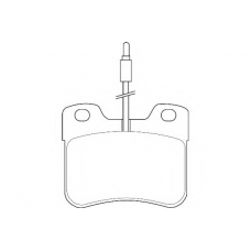 WBP21076A WAGNER LOCKHEED Комплект тормозных колодок, дисковый тормоз