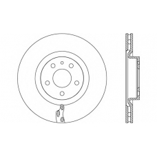 BDA2720.20 OPEN PARTS Тормозной диск