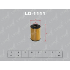 LO-1111 LYNX Фильтр масляный
