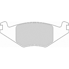 FD4150A NECTO Комплект тормозных колодок, дисковый тормоз