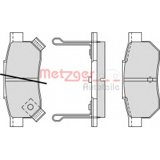 1170251 METZGER Комплект тормозных колодок, дисковый тормоз