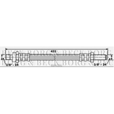 BBH6386 BORG & BECK Тормозной шланг