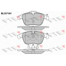 BL2571A1 FTE Комплект тормозных колодок, дисковый тормоз