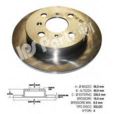 IBP-1601 IPS Parts Тормозной диск