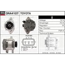 DRA4107 DELCO REMY Генератор