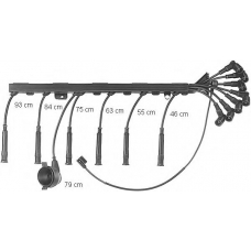 0300890215 BERU Комплект проводов зажигания