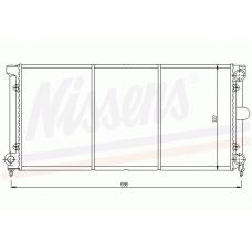 65159 NISSENS Радиатор, охлаждение двигателя