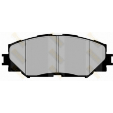 PA1870 BRAKE ENGINEERING Комплект тормозных колодок, дисковый тормоз