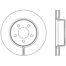 BDR2478.20 OPEN PARTS Тормозной диск