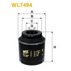 WL7494 WIX Масляный фильтр