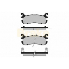 PA1072 BRAKE ENGINEERING Комплект тормозных колодок, дисковый тормоз