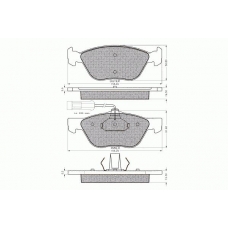 7.434 PEX Комплект тормозных колодок, дисковый тормоз