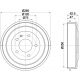 MBD123 MINTEX Тормозной барабан