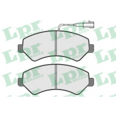 05P1721 LPR Комплект тормозных колодок, дисковый тормоз