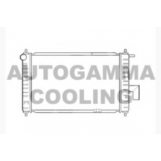 103697 AUTOGAMMA Радиатор, охлаждение двигателя