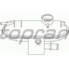 722 108 TOPRAN Компенсационный бак, охлаждающая жидкость