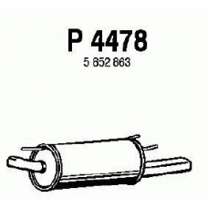 P4478 FENNO Глушитель выхлопных газов конечный