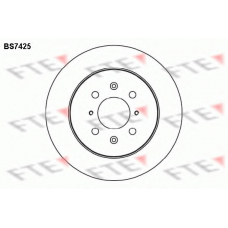 BS7425 FTE Тормозной диск
