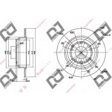 BD1048 DJ PARTS Тормозной диск