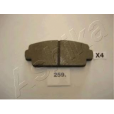 50-02-259 Ashika Комплект тормозных колодок, дисковый тормоз