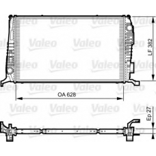 735279 VALEO Радиатор, охлаждение двигателя