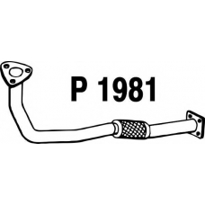 P1981 FENNO Труба выхлопного газа