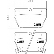 MDB82160 MINTEX Комплект тормозных колодок, дисковый тормоз