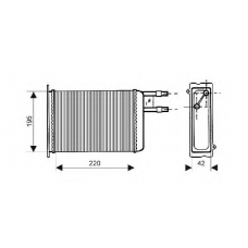 QHR2110 QUINTON HAZELL Теплообменник, отопление салона