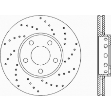 BDRS1039.25 OPEN PARTS Тормозной диск