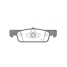 BPA1540.00 OPEN PARTS Комплект тормозных колодок, дисковый тормоз