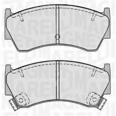 363916060518 MAGNETI MARELLI Комплект тормозных колодок, дисковый тормоз