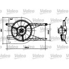 698493 VALEO Электродвигатель, вентилятор радиатора